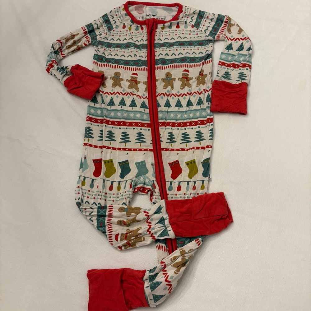 Little Sleepies Christmas Baby Footie